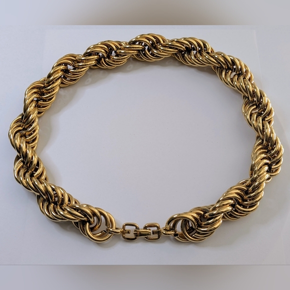 Givenchy | Jewelry | 8s Givenchy Chunky 20mm Rope Chain Necklace W G ...